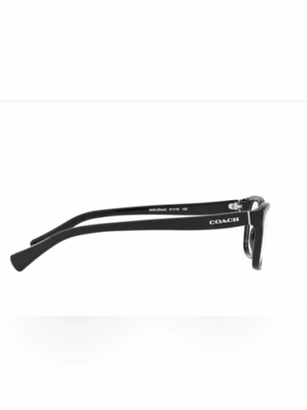 COACH Women's Black Rectangle Eyeglasses HC 6089